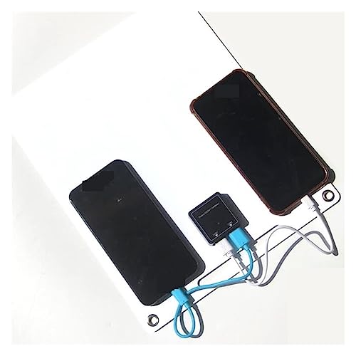 Panel solar portátil 5V con dual USB y 60W para carga rápida de batería 6