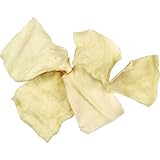 Rawhide Chips for Dogs Natural or Chicken Flavors - Bulk Packs Made in The USA!(10 Chips Natural)