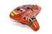 Ocarina Musical Instrument - Made with Clay - Non Toxic - Non Plastic - Handmade with Clay - HandPainted - Orange Whistles - Flutes