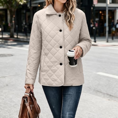 YRAETENM Womens Lightweight Quilted Puffer Jackets Warm Fall Winter Outwear - image 3