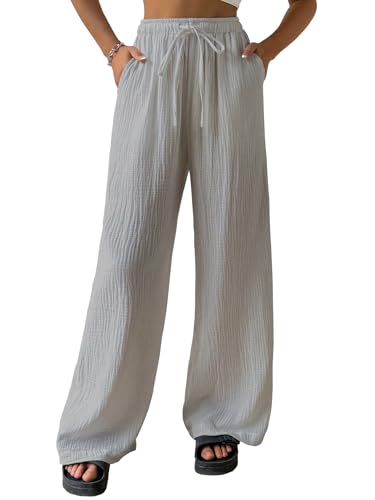 Image of Shasmi Women High Rise Loose Fit Trousers Pants