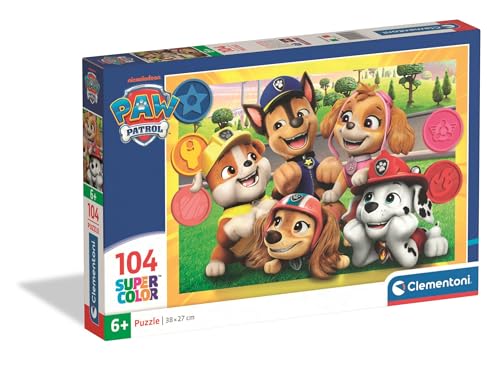 Puzzle 104 pièces Clementoni Paw Patrol 38 x 27 cm Super Color Neuf - vue 5