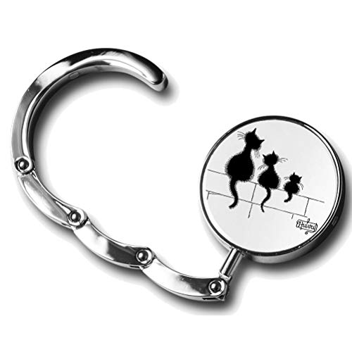 Dubout - Portabolsos de Metal, diseño de Gatos