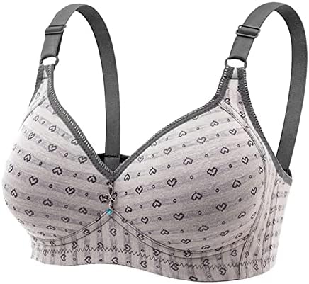 Bralettes for Women Sexy Plus Size Push Up Bras Front Closure No Padding Wireless Full Coverage Comfortable…