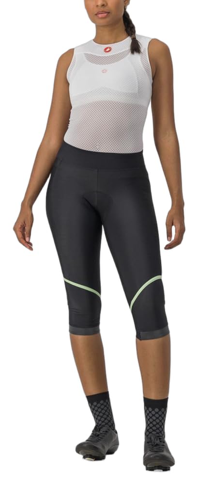 CASTELLI 4522552-352 VELOCISSIMA TH KNI. Shorts Women's Black/Paradise Mint Size S