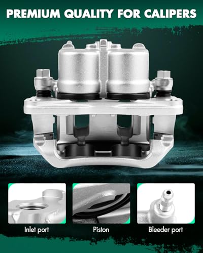 Image of SCITOO - Front Disc Brake Calipers Assembly with Bracket For Mazda | Model - For CX-7 2007 2008 2009 2010 2011 2012 18B5026S 18B5027S