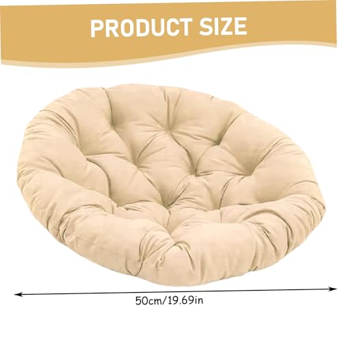Cojines redondos acolchados para silla tipo huevo ideales para terrazas y salones de invierno 3