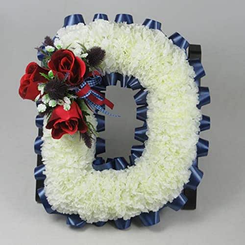 Customisable Artificial Silk Flower Letter Premium Single Letter