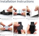 LYSANDRA Compatible for WNH IDW25 Smart Watch 1.83", [6 Pack] Full Coverage TPU Clear Film Compatible for VRPEFIT IDW25 1.83" Smart Watch