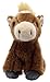 Lashuma Caballo de peluche sentado de 15 cm, peluche de pony, color marrón, de peluche suave
