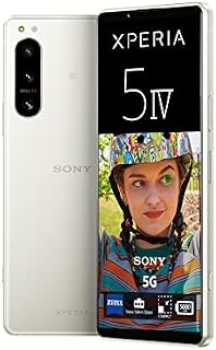 Sony Xperia 5 IV- 6.1 Inch 21:9 Wide HDR OLED- 120Hz Refresh rate- Compact- Triple lens(with ZEISS T* coating)-3.5 mm audio jack- Android12- SIM free- 8GB RAM- 128GB Storage- Dual SIM hybrid-EcruWhite