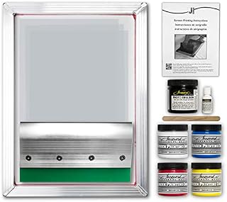 Jacquard Professional Screen Printing Kit - Dazzling Opaque Color Ability - Maximum Durability