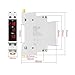 Digital Display Energy Meter Multifunction Tester Din Rail Mounted Volts Amps Hertz Meter AC80 500V 1 100A 0 99Hz for Industrial Mining Enterprises Electronic Control Devices