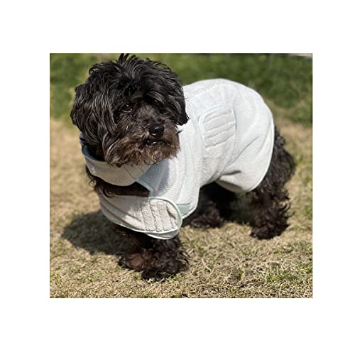 YWKXM Super Absorbent Dog Bathrobe - Microfiber Fast Drying Pet Wearable Bath Towel