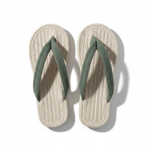Image of Sohum V Strap Cotton Braided Slippers for Men & Women 1 Pair | Ultra-Soft, Lightweight & Breathable| Handmade Unisex Flip Flops