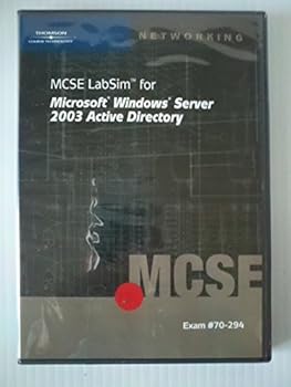 CD-ROM 70-294 MCSE LabSim for Microsoft Windows Server 2003 Active Directory Book