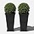 Veradek Brixton Series Tall Planter - Large Outdoor Planter for Front Porch/Patio | Crack-Resistant Plastic for All-Weather Use | Classic Estate Design for Tall Plants, Flowers, Trees