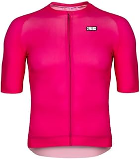Color Block Maillot Manga Corta, Ropa para Hombre y Mujer, Maillot Ciclismo para Deportistas, Ligero, Transpirable, Buen Secado y Confort, Cuello de Lycra