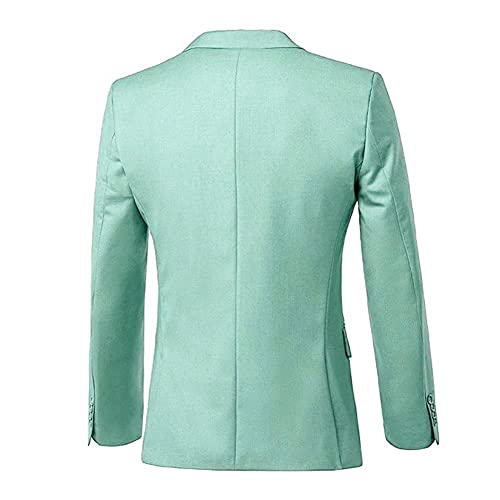 Image of Furuyal Men's Suits 3 Piece Slim Fit Suit Set,Two Button Wedding Business Tuxedo Solid Blazer Jacket Vest Pants with Tie