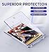 Basthalan 50ct Magnetic Card Holder, 35pt Single Touch, U-V Protectors Hard Plastic for Trading Cards, Magnet Case, Sports, Game, Football, Baseball