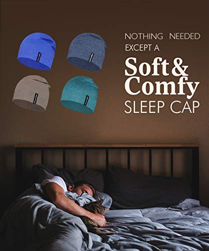 EMPIRELION 9" Multifunctional Lightweight Beanies Hats Snug Fitting, Running Skull Cap Helmet Liner Sleep Caps