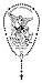 Archangel Saint St Michael Protect Us Rosary Metallic Car Auto Decal, 4 3/4 Inch