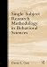 Single Subjects Research Methodology in Behavioural Sciences