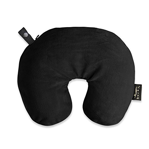 Bucky Utopia U-Shaped Neck Pillow, Black, One Size - Thumbnail 2