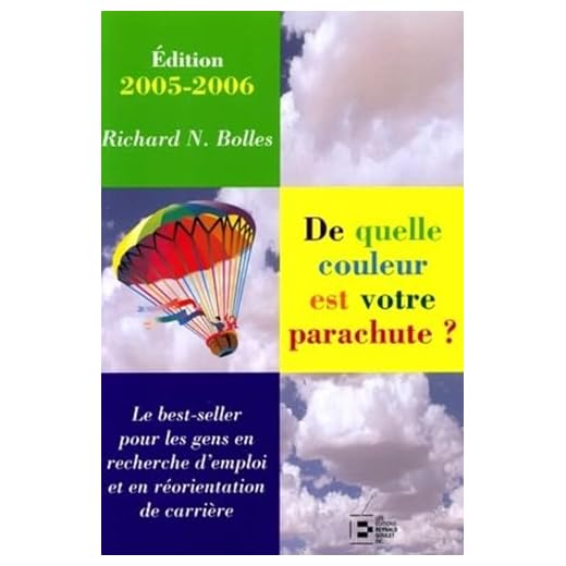 DE QUELLE COULEUR EST VOTRE PARACHUTE? 05-06 BEST SELLER POUR GENS RECHERCHE EMP