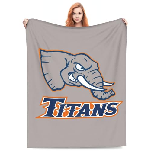 Cal State Fullerton Titans Multi-Size Ultra-Soft Flannel Fleece Blanket - Non-Sagging Velvet Blanket