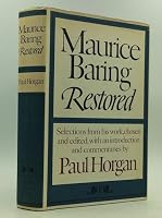 MAURICE BARING RESTORED B000S5QG3M Book Cover