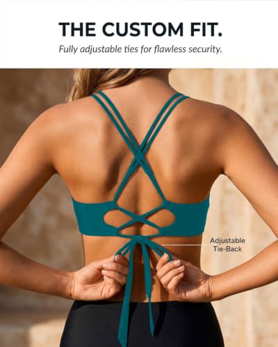 Image of Holipick Twist Front Bikini Tops for Women - Push Up Bathing Suit Top Padded Swimsuit Top