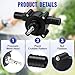 Drill Pump for Water Transfer, Self-Priming Electric Drill Powered Pump, Portable Hand Drill Water Pumps for Gasoline, Oil, Diesel, Aquarium, Garden – Heavy-Duty Transfer Pumps (1pc)