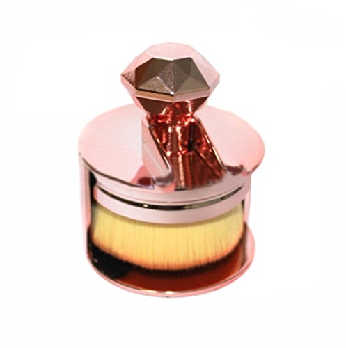 Professional Round Seal Body Facial Foundation Brushes Cosmetic Makeup Brush Palm Blush Concealer Powder Beauty Tools (rose gold)