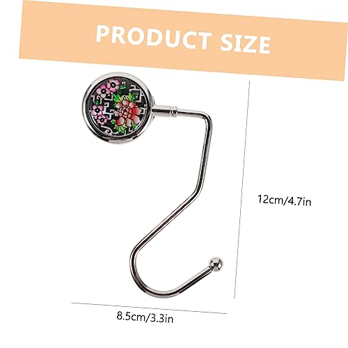 Crochet de sac de table Healvian compact et pliable pour suspension sous hanger - 6