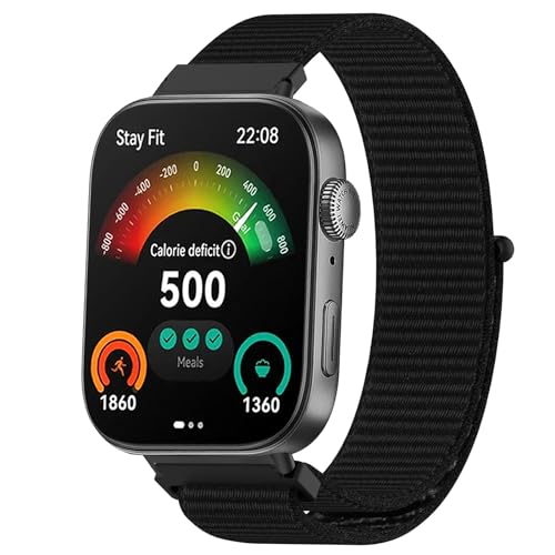[ULIGADUO] poh For HUAWEI WATCH FIT 3X}[gEHb`ɑΉ xN[voh iCf (ubN[Q)
