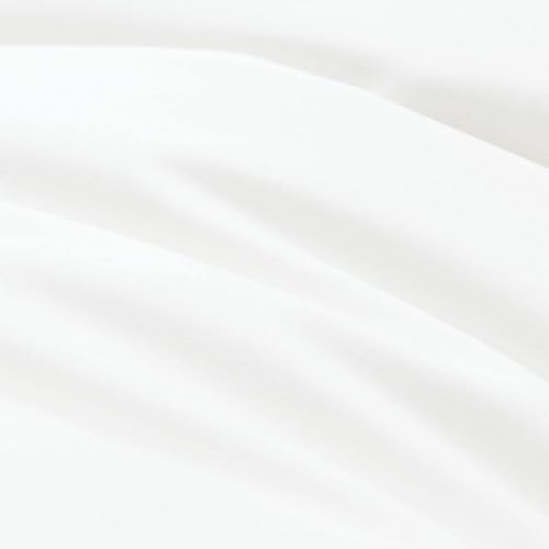 Miniatura 4 de Juego de 2 fundas de almohada con sobre de microfibra de algodón blanco, tamaño estándar, con volantes, 26 x 20 pulgadas, para decoración de cama,