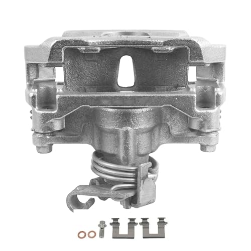 Image of Detroit Axle - Rear Right Brake Caliper w /Bracket Replacement for 2005-2009 Chevy Uplander Buick Terraza Pontiac Montana Saturn Relay