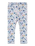NAME IT Baby - Mädchen Nbflosa M Leggings, Chambray Blue, 62 EU