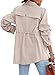 Ebifin Women's Military Anorak Jacket Zip Up Snap Buttons Lightweight Safari Utility Coat Outwear With Pockets