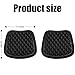 BESULEN Car Seat Covers, 2 Pack Breathable Anti-Slip Bottom Seat Cushion Mat Pad, Universal Four Seasons, Car Front Driver Bottom Seat Protector Covers, Fit for Truck SUV More Vehicles (Black)