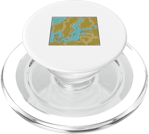 Mapa del Mar Báltico Cerrar PopSockets PopGrip para MagSafe 🔥