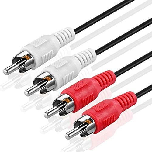 KEBILSHOP 2 Rca Male Jack To 2 Rca Male Jack Audio Video Cable For Home Theater, Tv/Led, Speakers. (Black, 5 Meter/16.40 Feet) (B08KLHDZBK) Amazon Price History, Amazon Price Tracker