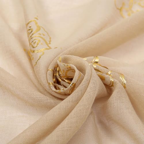 Elegant Fringe Scarf Lightweight Sun Wrap Shawl for Women Beach Cover-Up4