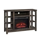Sauder Misc. Entertainment Tv Stand, 54', Carbon Oak