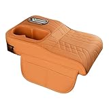 Mittelkonsolen-Abdeckpolster, Komfortlösung für lange Fahrten, Kunstledermaterial, Auto-Organizer, Fahrzeugtaschentuchhalter, Seitentaschen-Design, für Limousinenfahrten, SUV-Reisen in der Stadt