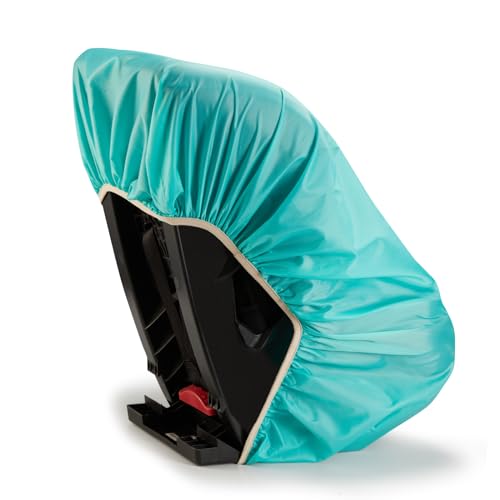 Image of Car Seat Cover for Air Travel, Car Seat Travel Bag for Gate Check, Sun Shade, Waterproof, Dustproof & Abrasionproof, Covers and Blocks Out Heat & Sun| Baby Travel Accessories (Green)