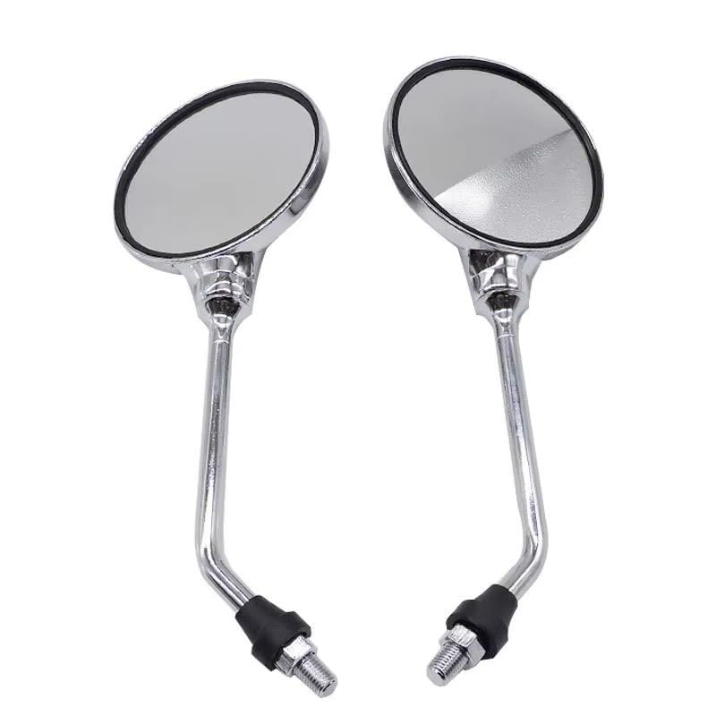 Espejo retrovisor de motocicleta universal ABS 8 y 10 mm estilo retro para Shadow y Virago