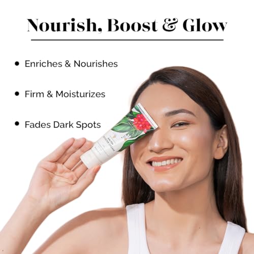 Image of LuxaDerme AM /PM Booster Cream | Multi-Purpose Korean Face Moisturizer For Dry, Combination Skin I Clinically Proven Actives to Boost Hydration, Improve Skin Texture & Reduce Pigmentation | Non-Comedogenic Lightweight with Chamomile & Shea Butter | Vegan Skincare for Men & Women | 50ml