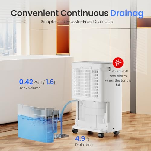 30 Pints Smart Dehumidifier with WiFi App, for Home and Bedroom Up to 2,000 Sq. Ft., Ultra - image 5